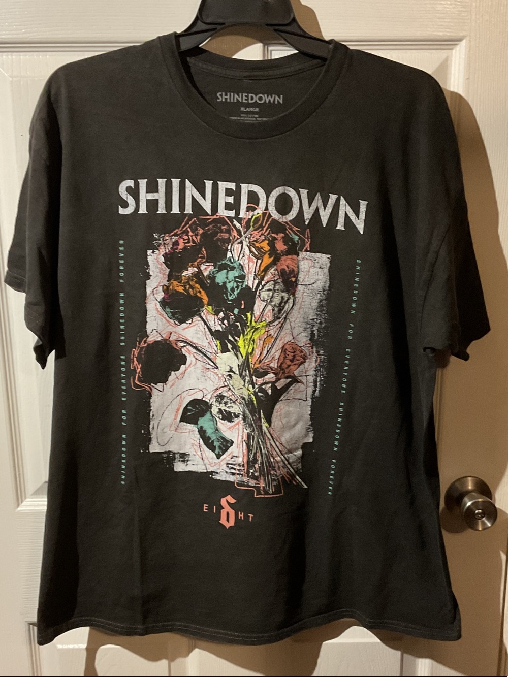 Shinedown Men's Black Short-Sleeve Graphic Band Tee